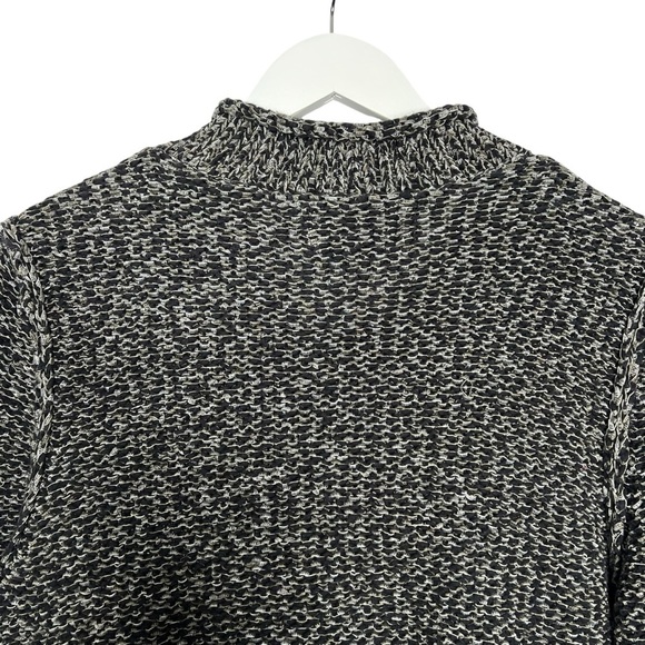 Habitat Knit Cardigan Sweater Jacket Black Gray - Picture 5 of 11